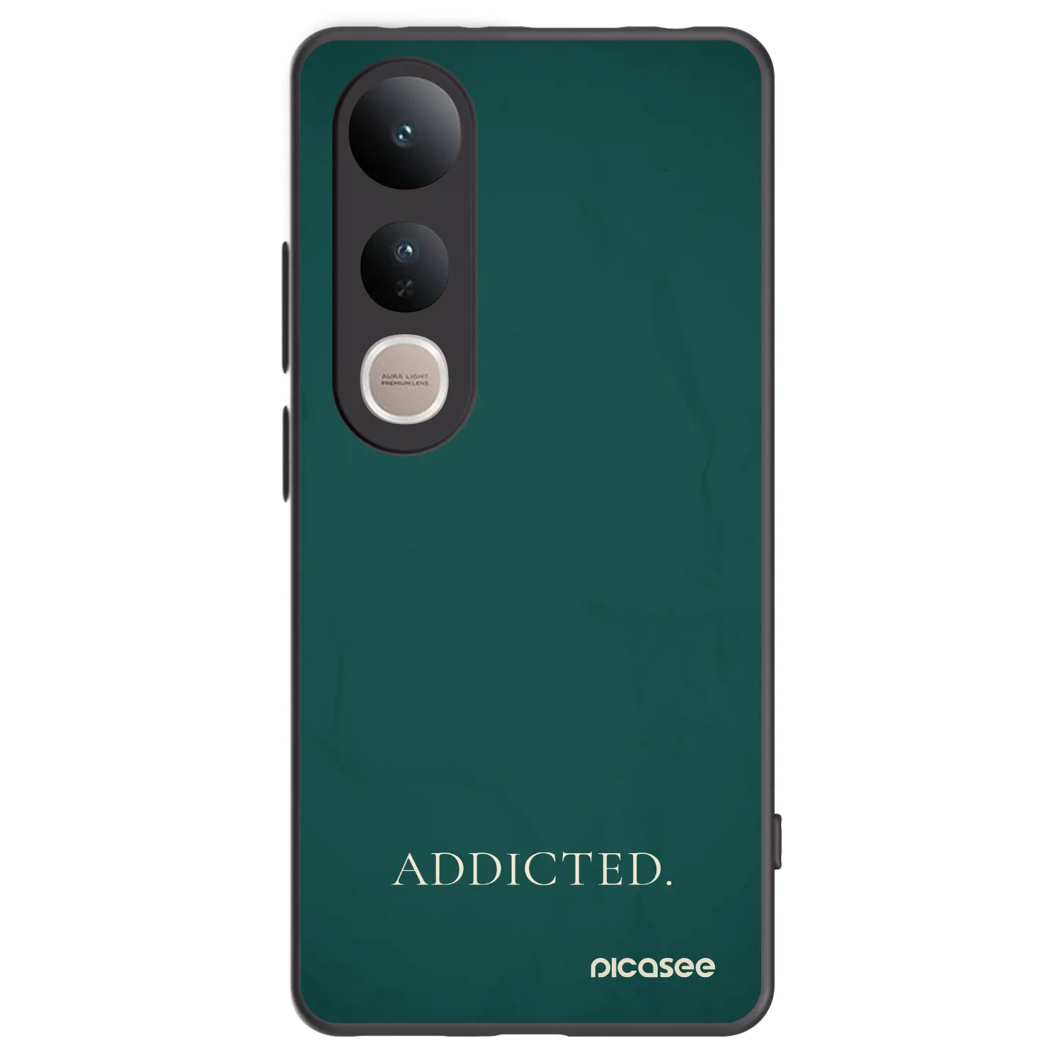 Picasee fekete szilikon tok az alábbi mobiltelefonokra Vivo V50 Lite 5G - Addicted