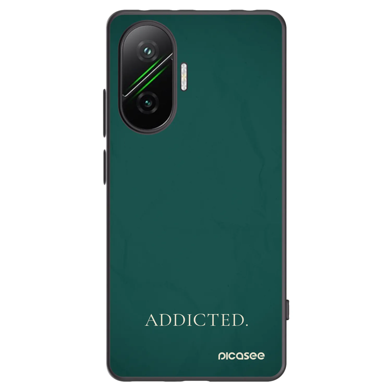 Picasee fekete szilikon tok az alábbi mobiltelefonokra Xiaomi Poco F7 Pro 5G - Addicted