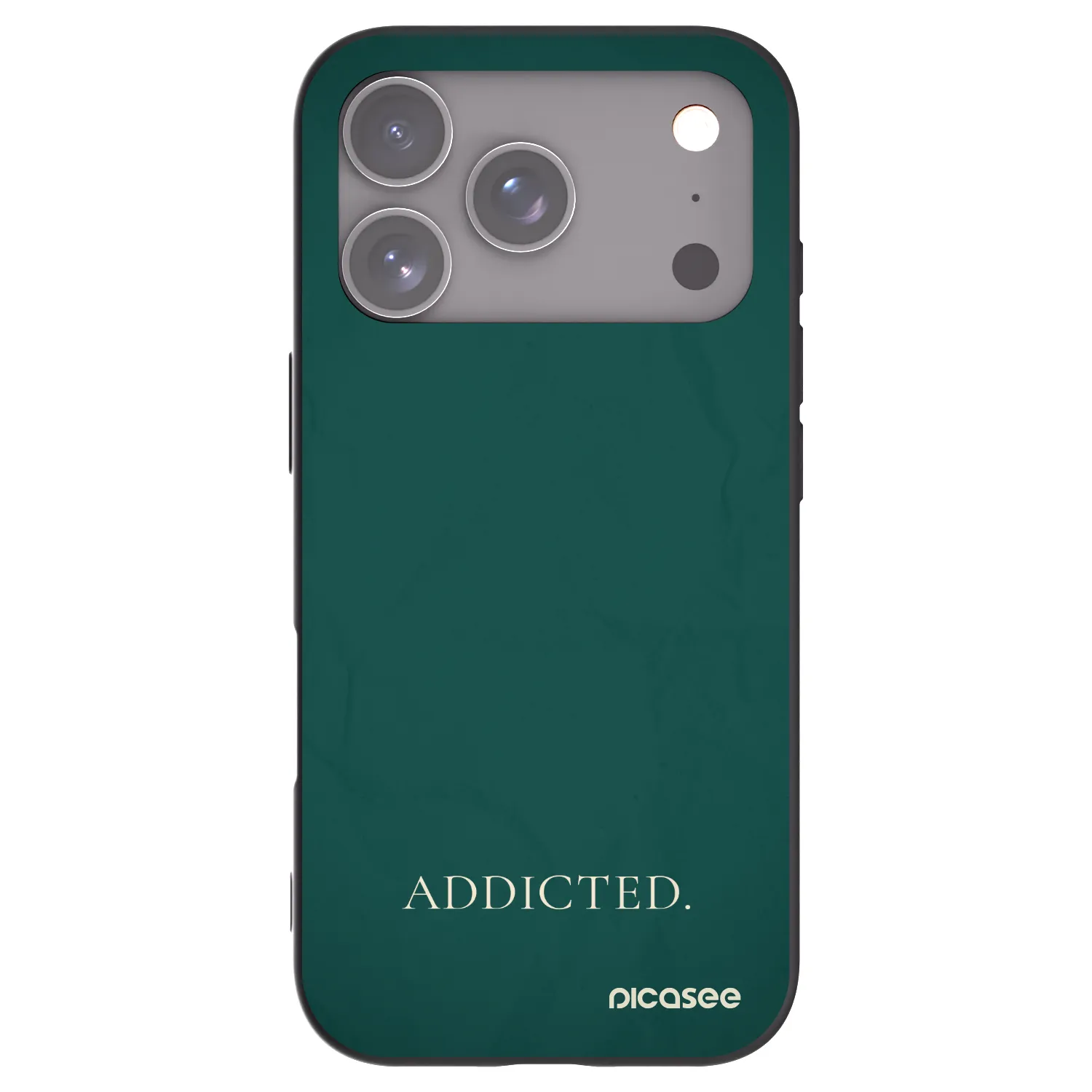 Picasee fekete szilikon tok az alábbi mobiltelefonokra Apple iPhone 17 Pro - Addicted