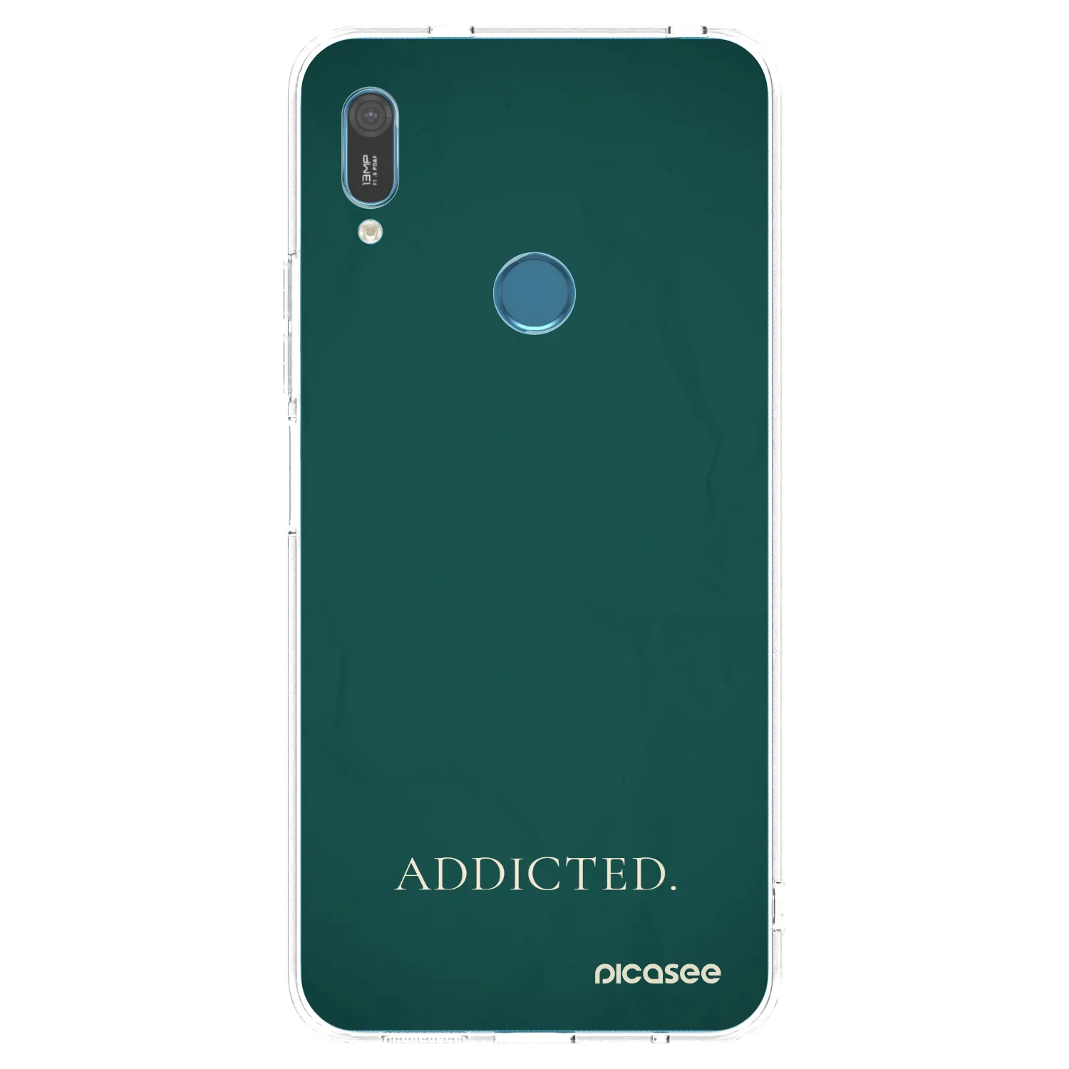 Picasee átlátszó szilikon tok az alábbi mobiltelefonokra Huawei Y6 2019 - Addicted