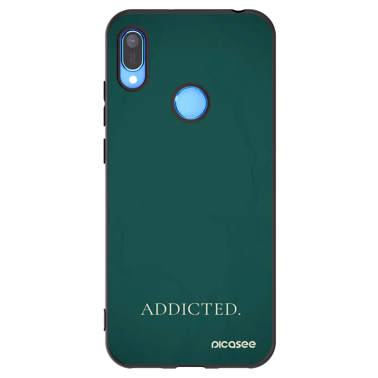 Picasee fekete szilikon tok az alábbi mobiltelefonokra Huawei Y6 2019 - Addicted