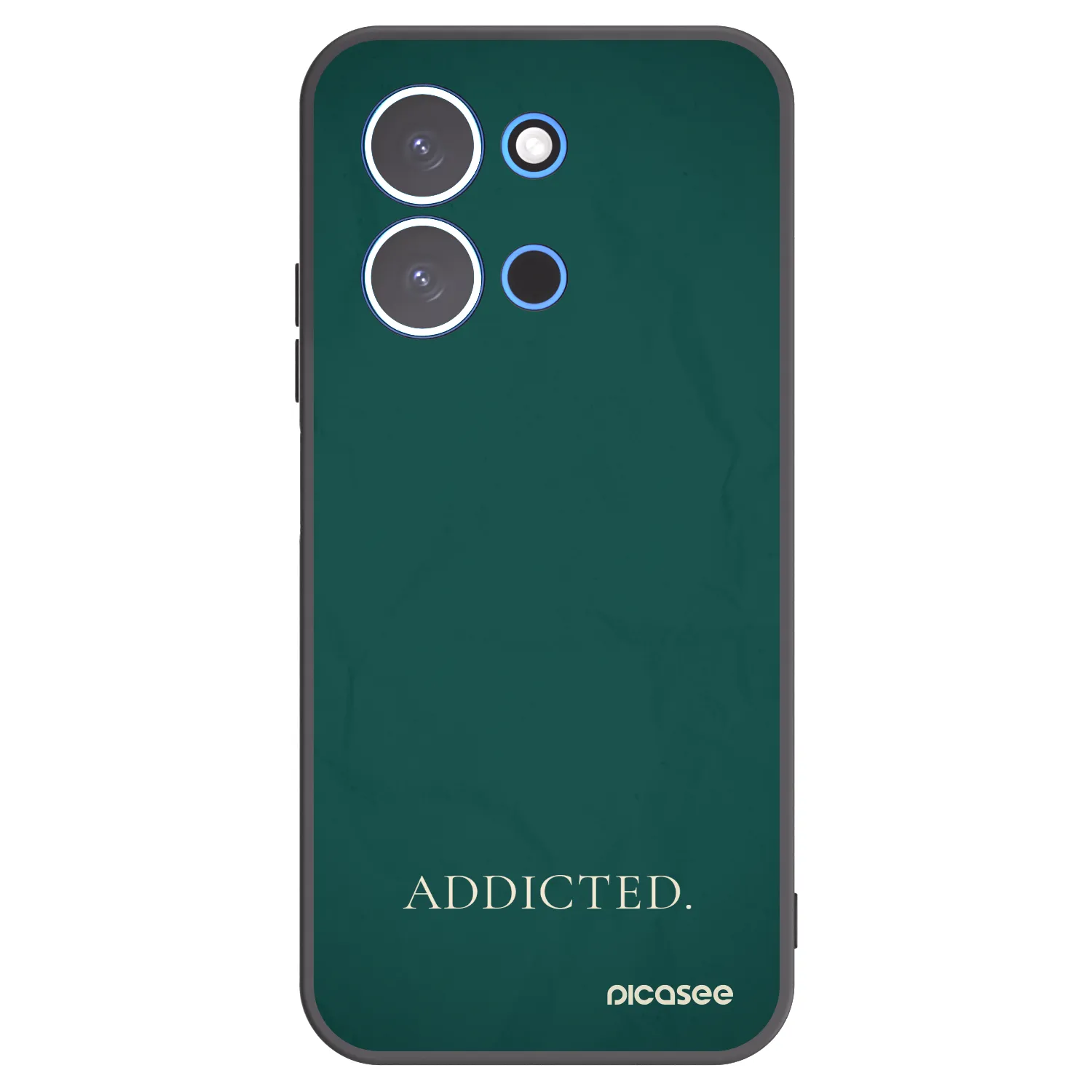 Picasee fekete szilikon tok az alábbi mobiltelefonokra Xiaomi Redmi 15C 4G - Addicted