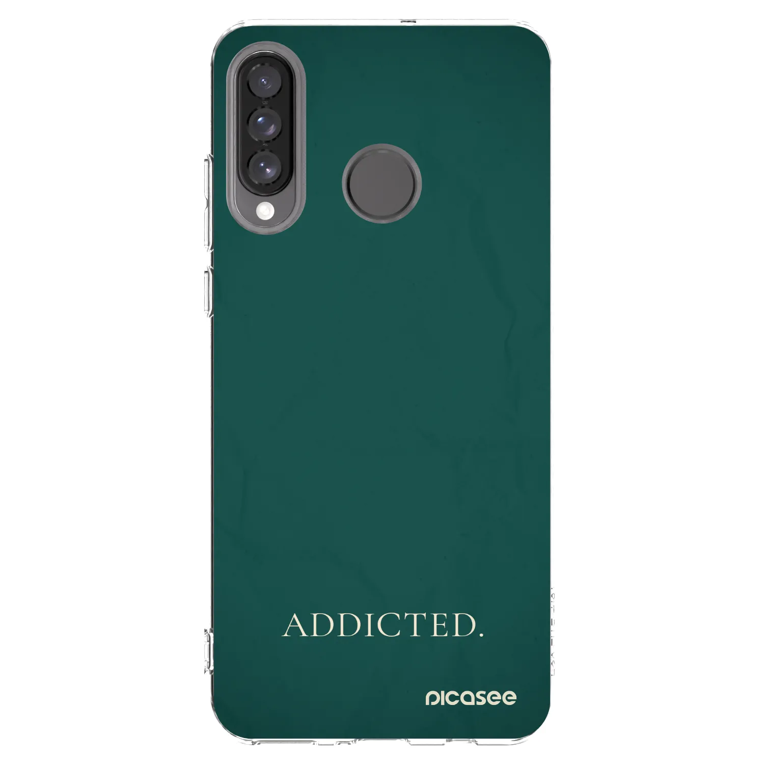 Picasee átlátszó szilikon tok az alábbi mobiltelefonokra Huawei P30 Lite - Addicted