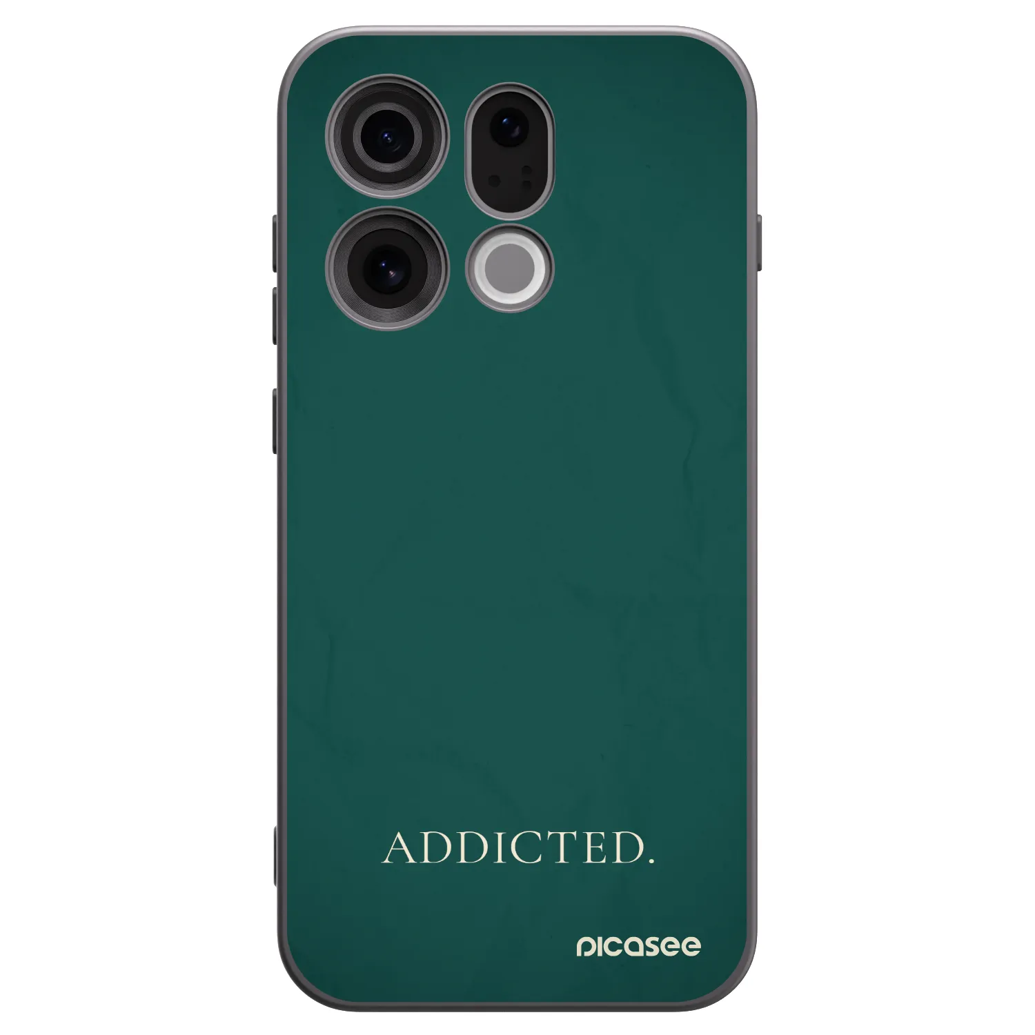 Picasee fekete szilikon tok az alábbi mobiltelefonokra OPPO Find X9 - Addicted
