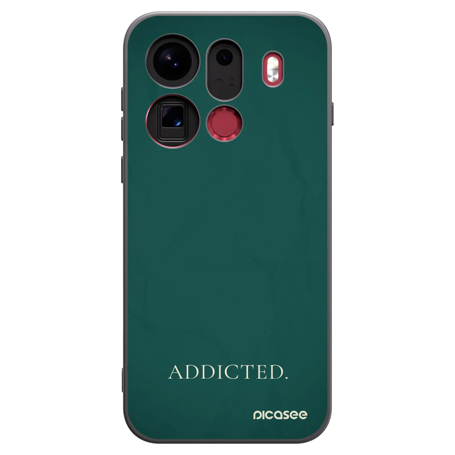 Picasee fekete szilikon tok az alábbi mobiltelefonokra OPPO Find X9 Pro - Addicted