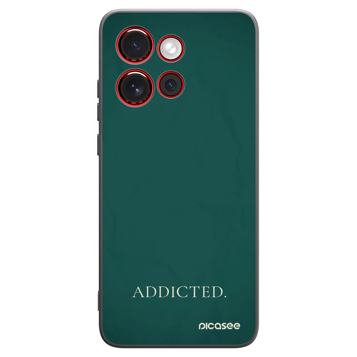 Picasee fekete szilikon tok az alábbi mobiltelefonokra Motorola Edge 60 Neo 5G - Addicted