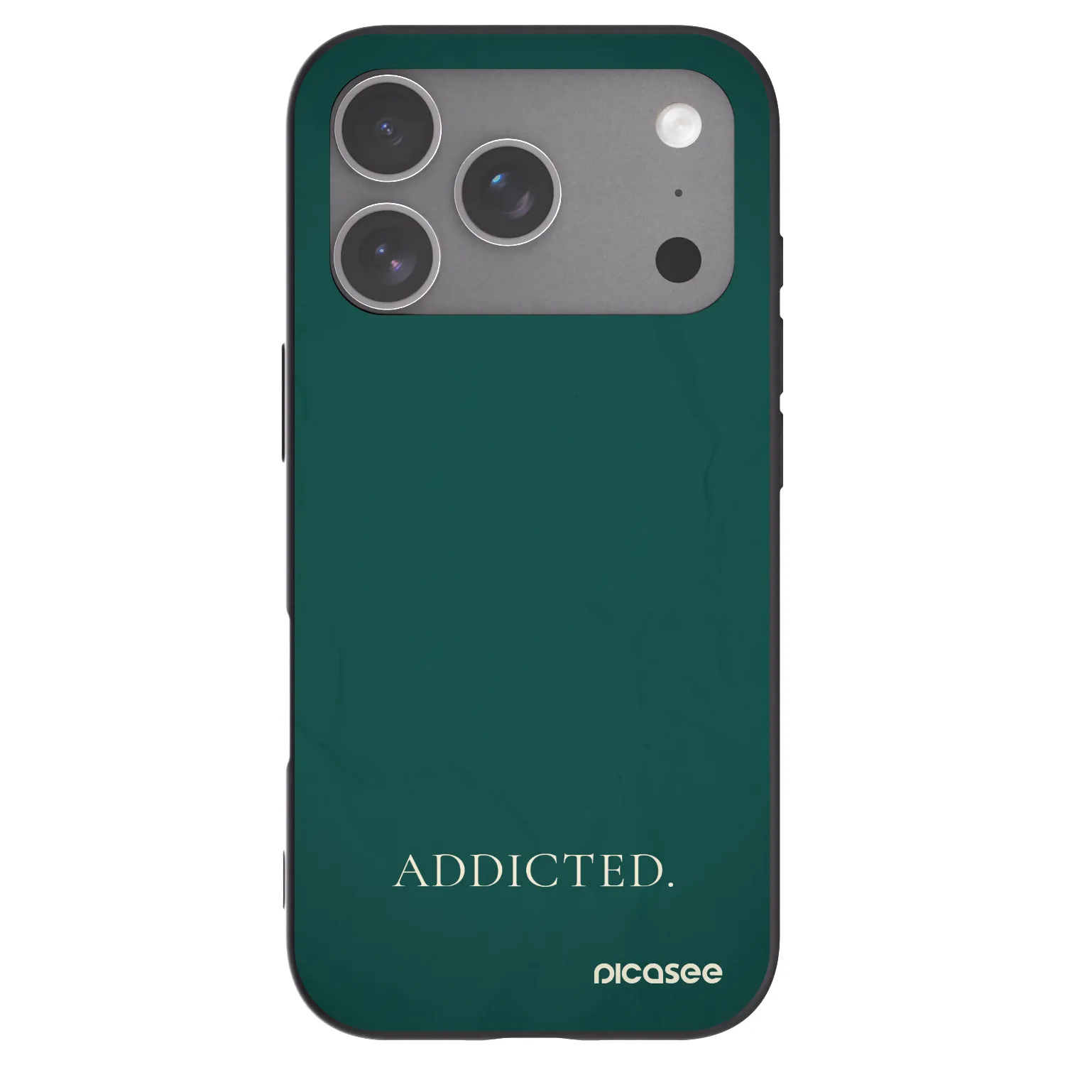 Picasee fekete szilikon tok az alábbi mobiltelefonokra Apple iPhone 18 Pro - Addicted