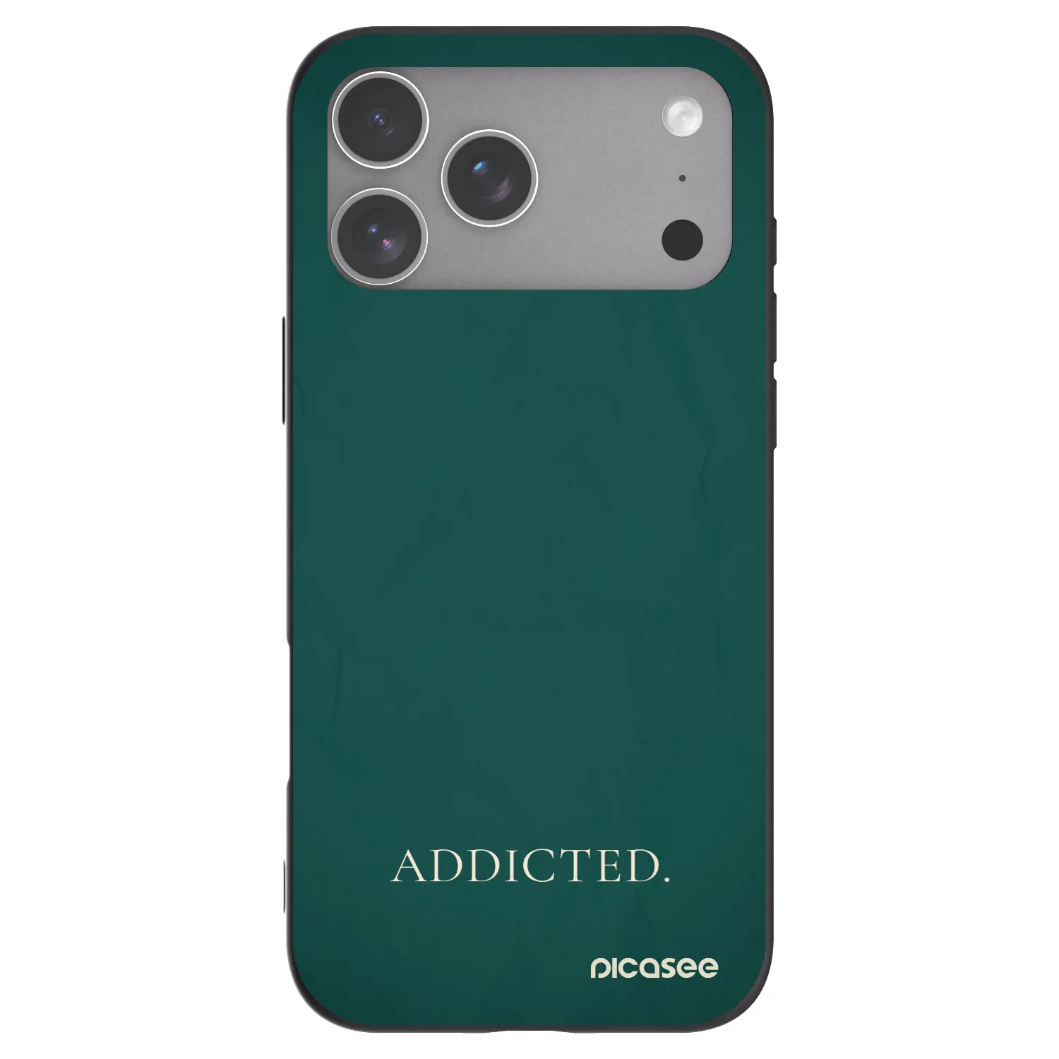Picasee fekete szilikon tok az alábbi mobiltelefonokra Apple iPhone 18 Pro Max - Addicted