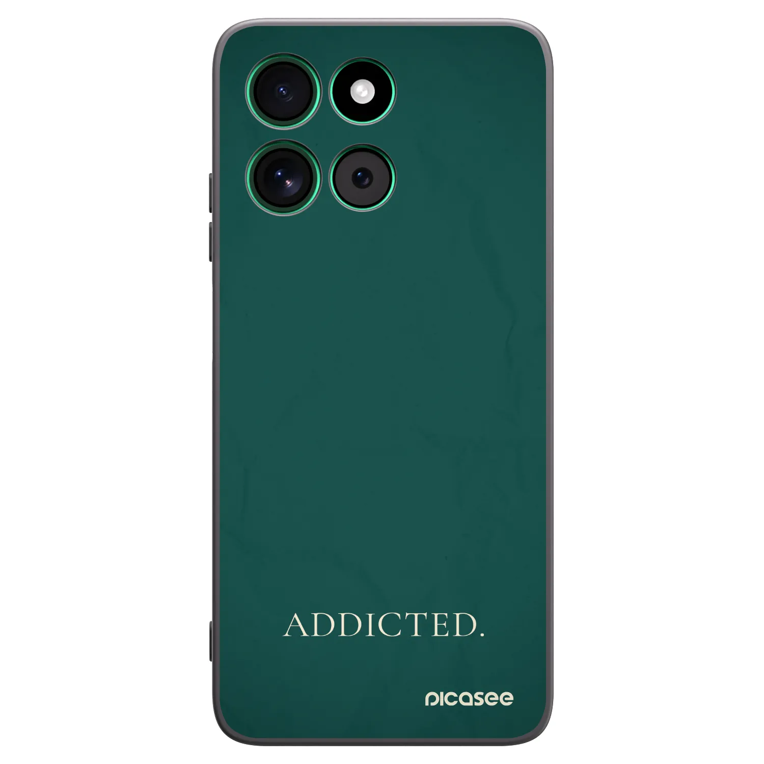 Picasee fekete szilikon tok az alábbi mobiltelefonokra Motorola Moto G57 Power - Addicted