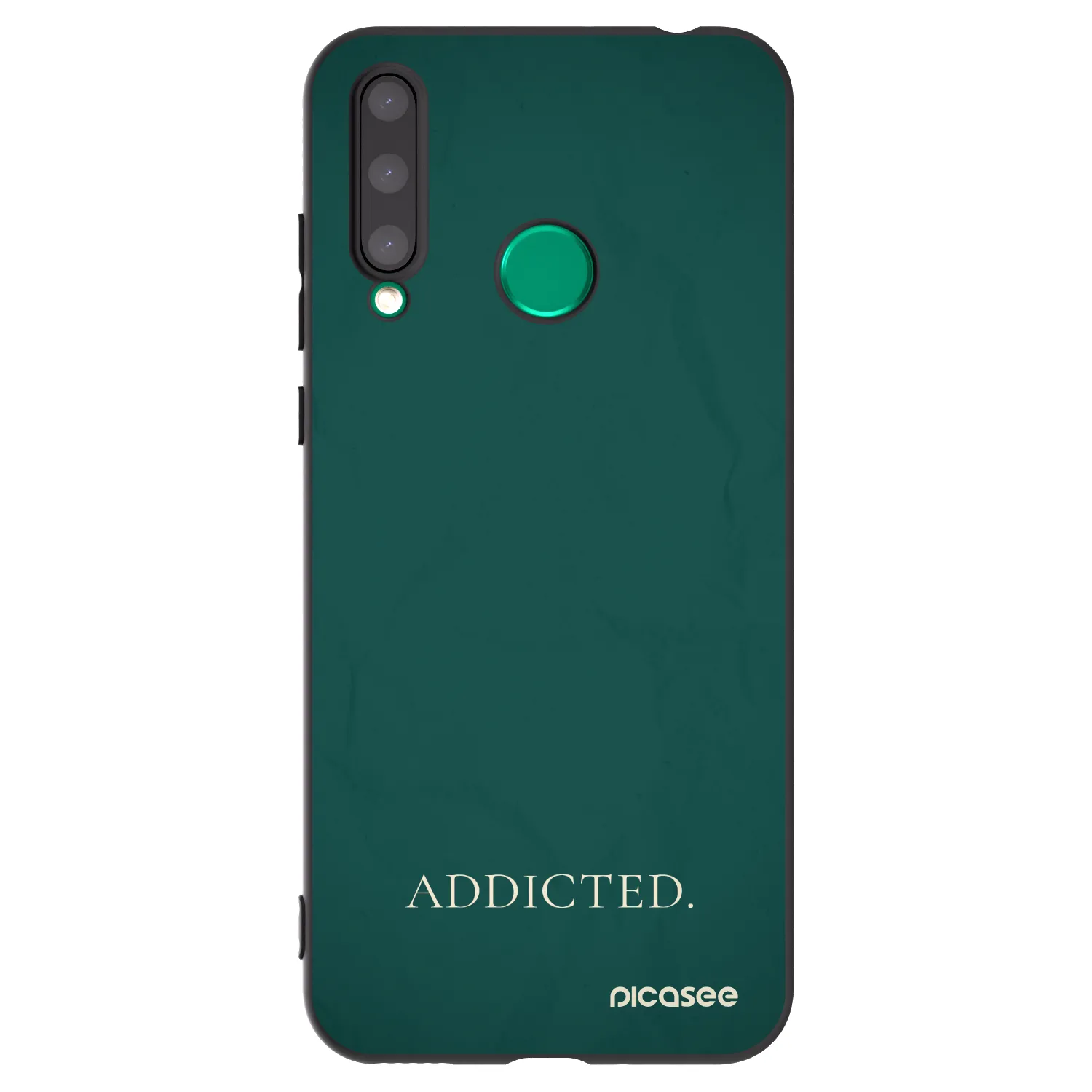 Picasee fekete szilikon tok az alábbi mobiltelefonokra Honor 20 Lite - Addicted