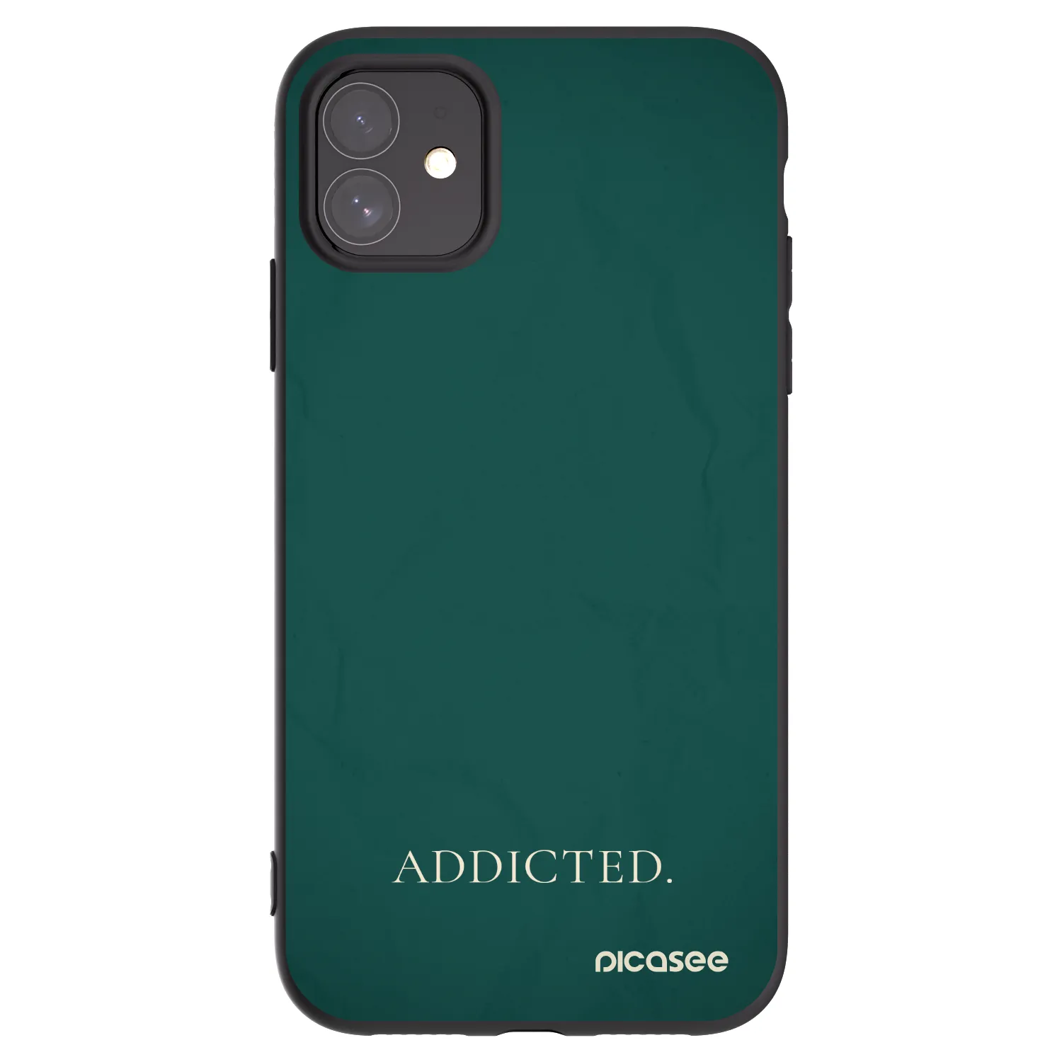 Picasee fekete szilikon tok az alábbi mobiltelefonokra Apple iPhone 11 - Addicted