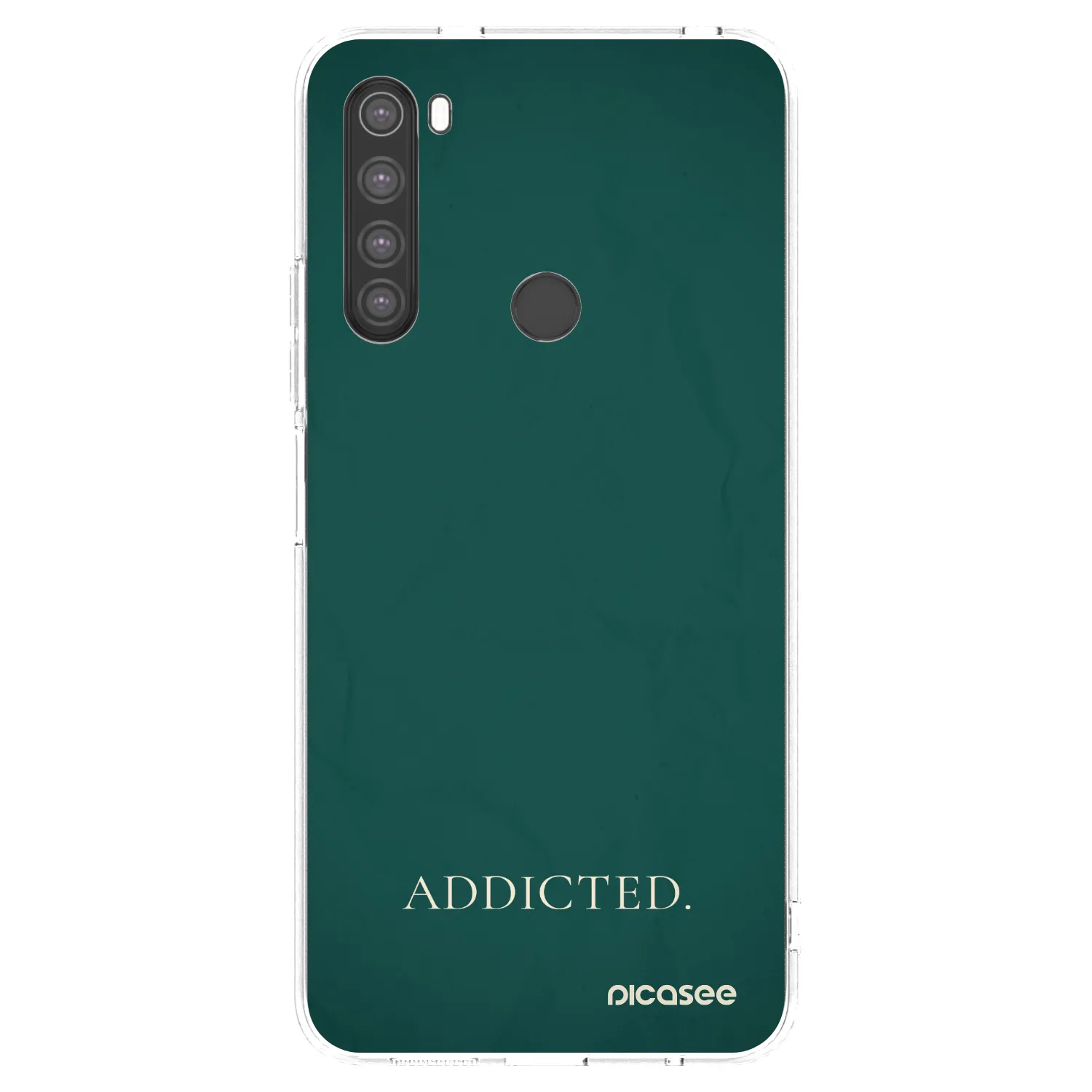 Picasee átlátszó szilikon tok az alábbi mobiltelefonokra Xiaomi Redmi Note 8 - Addicted