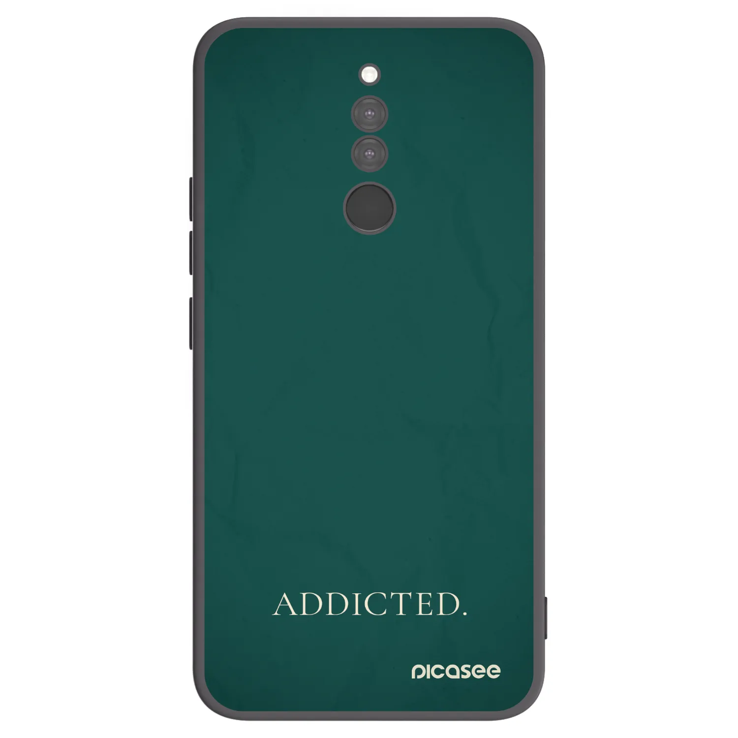 Picasee fekete szilikon tok az alábbi mobiltelefonokra Xiaomi Redmi 8 - Addicted