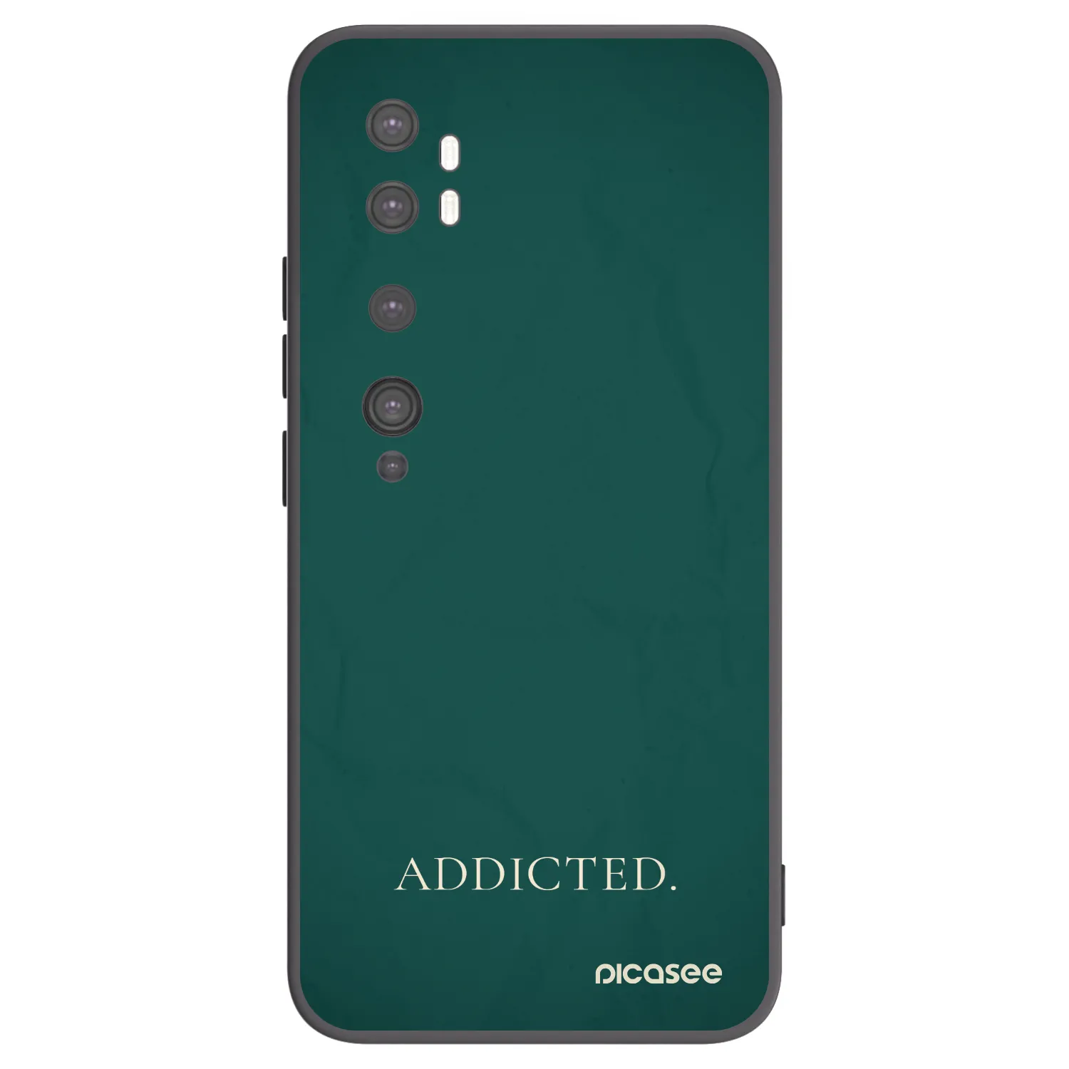 Picasee fekete szilikon tok az alábbi mobiltelefonokra Xiaomi Mi Note 10 (Pro) - Addicted