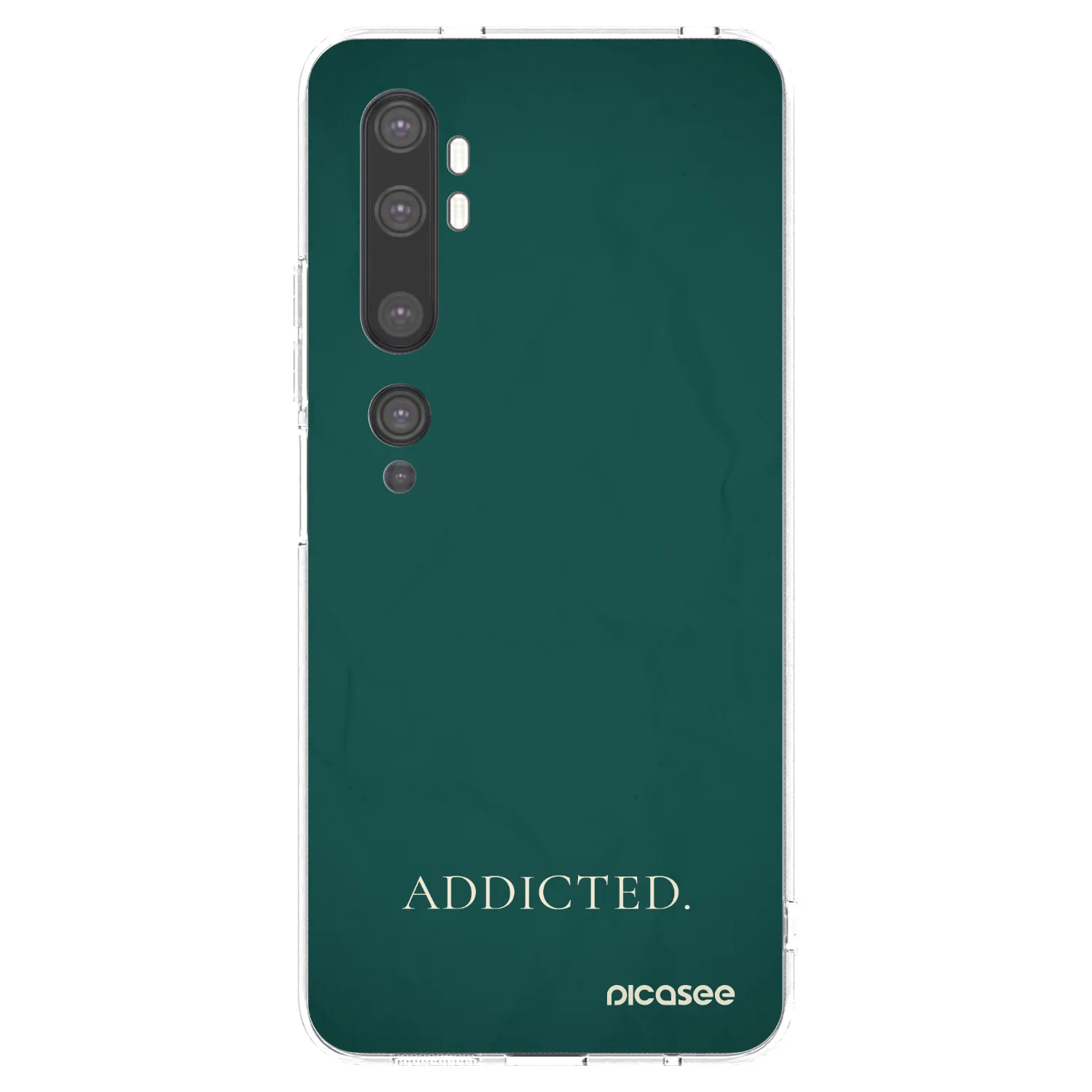 Picasee átlátszó szilikon tok az alábbi mobiltelefonokra Xiaomi Mi Note 10 (Pro) - Addicted