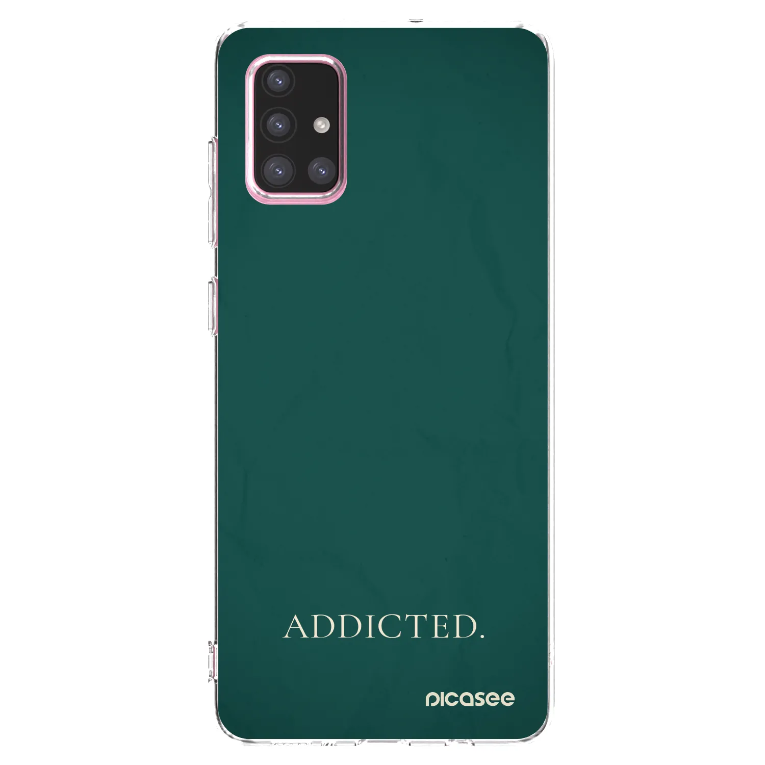 Picasee átlátszó szilikon tok az alábbi mobiltelefonokra Samsung Galaxy A71 A715F - Addicted