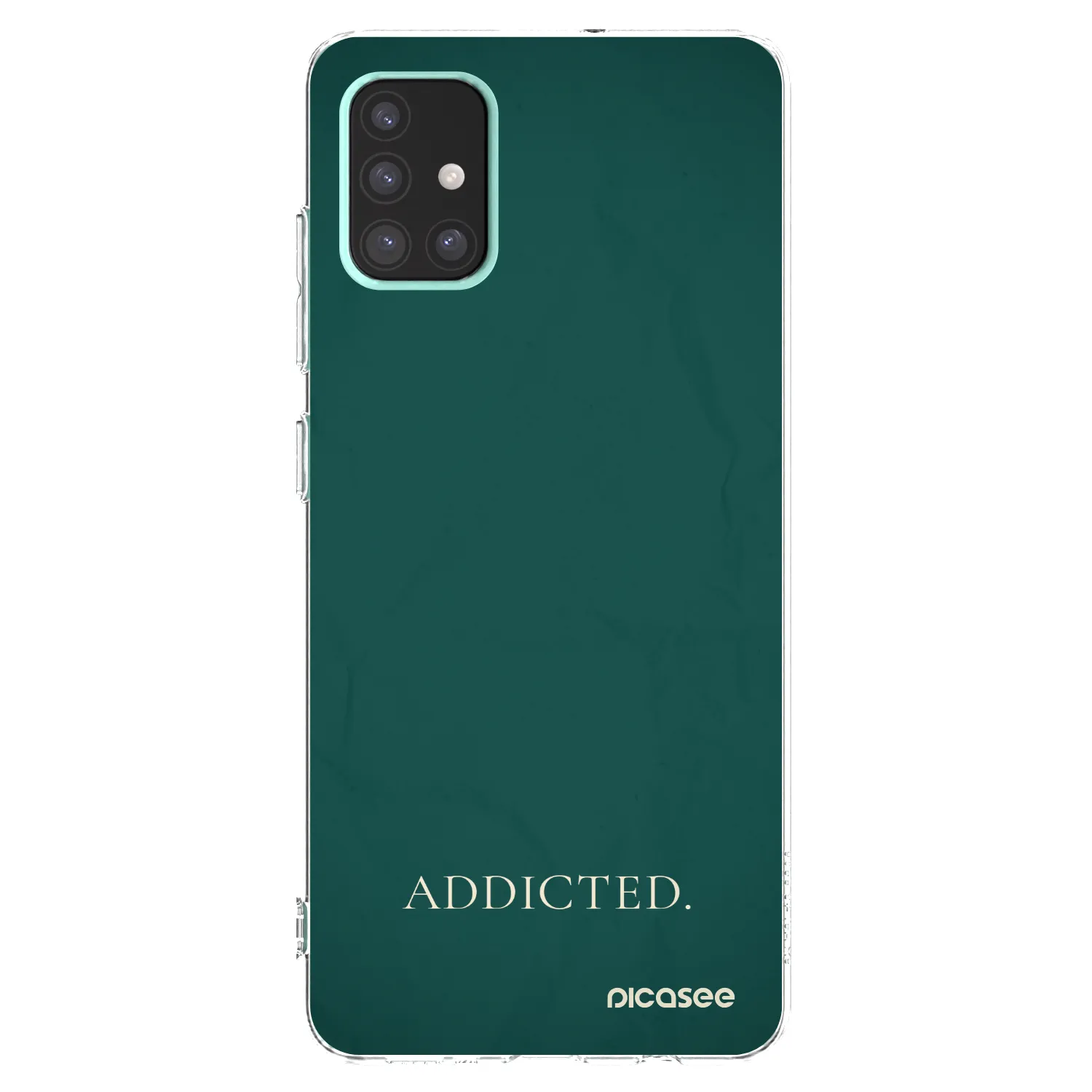 Picasee átlátszó szilikon tok az alábbi mobiltelefonokra Samsung Galaxy A51 A515F - Addicted
