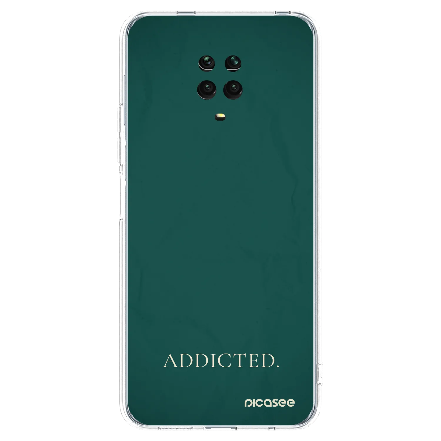 Picasee átlátszó szilikon tok az alábbi mobiltelefonokra Xiaomi Redmi Note 9S - Addicted