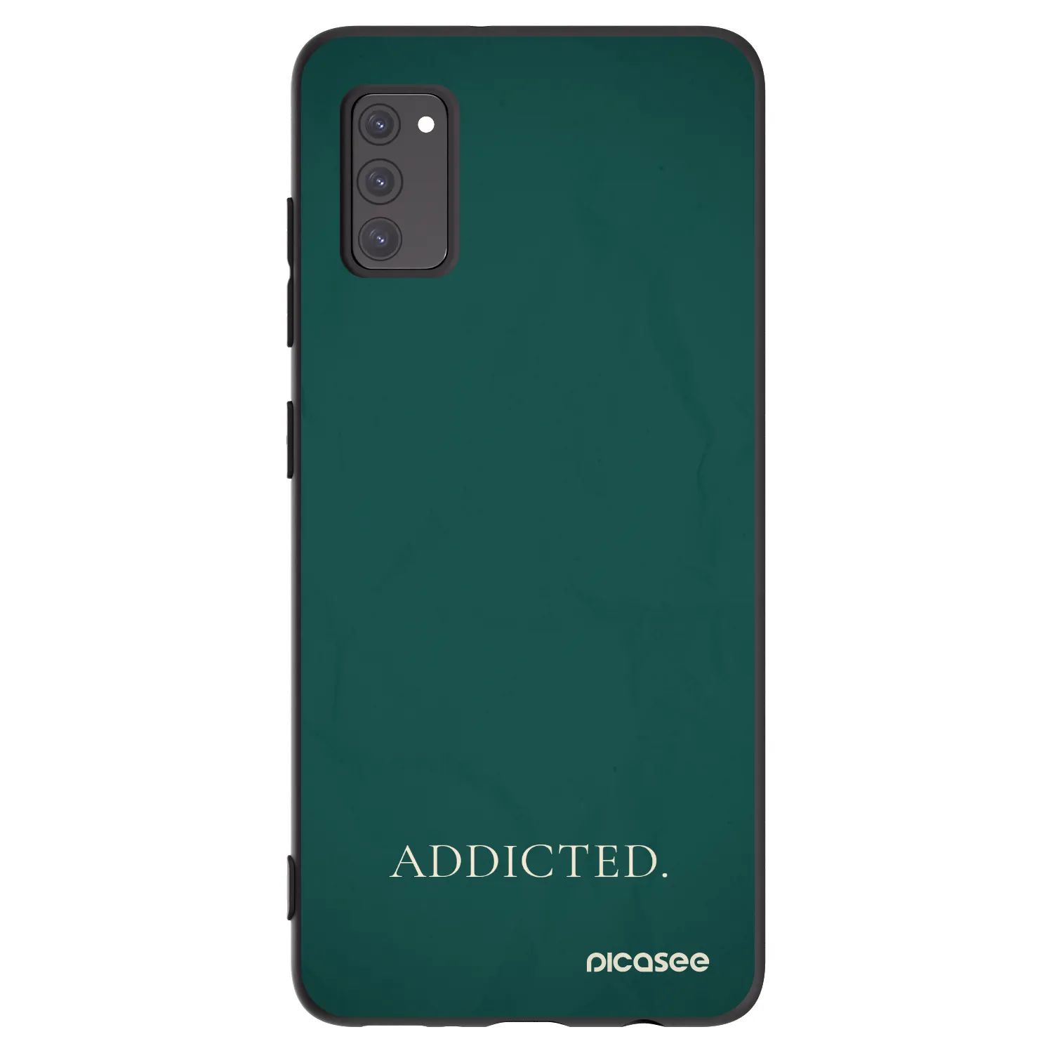 Picasee fekete szilikon tok az alábbi mobiltelefonokra Samsung Galaxy A41 A415F - Addicted