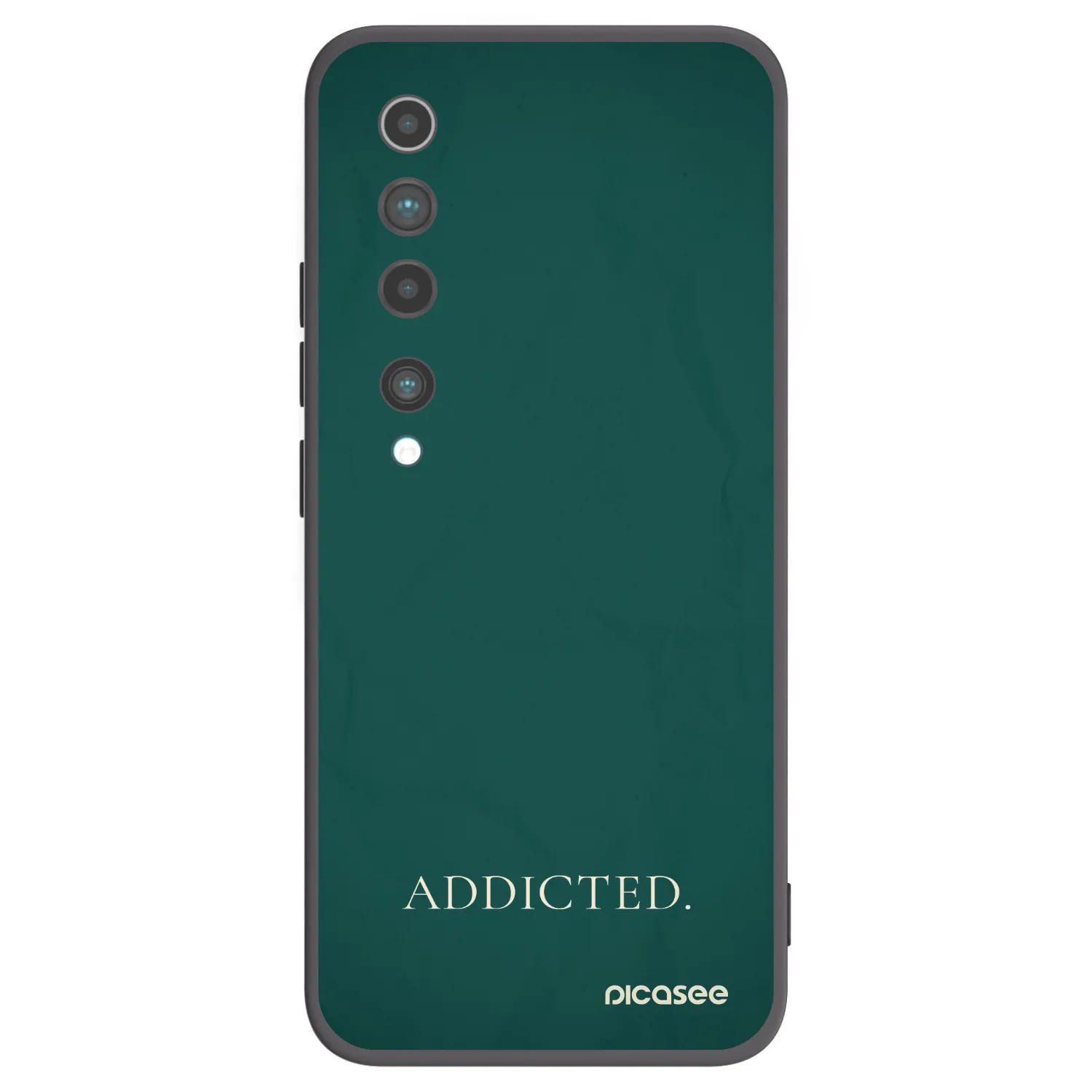 Picasee fekete szilikon tok az alábbi mobiltelefonokra Xiaomi Mi 10 - Addicted
