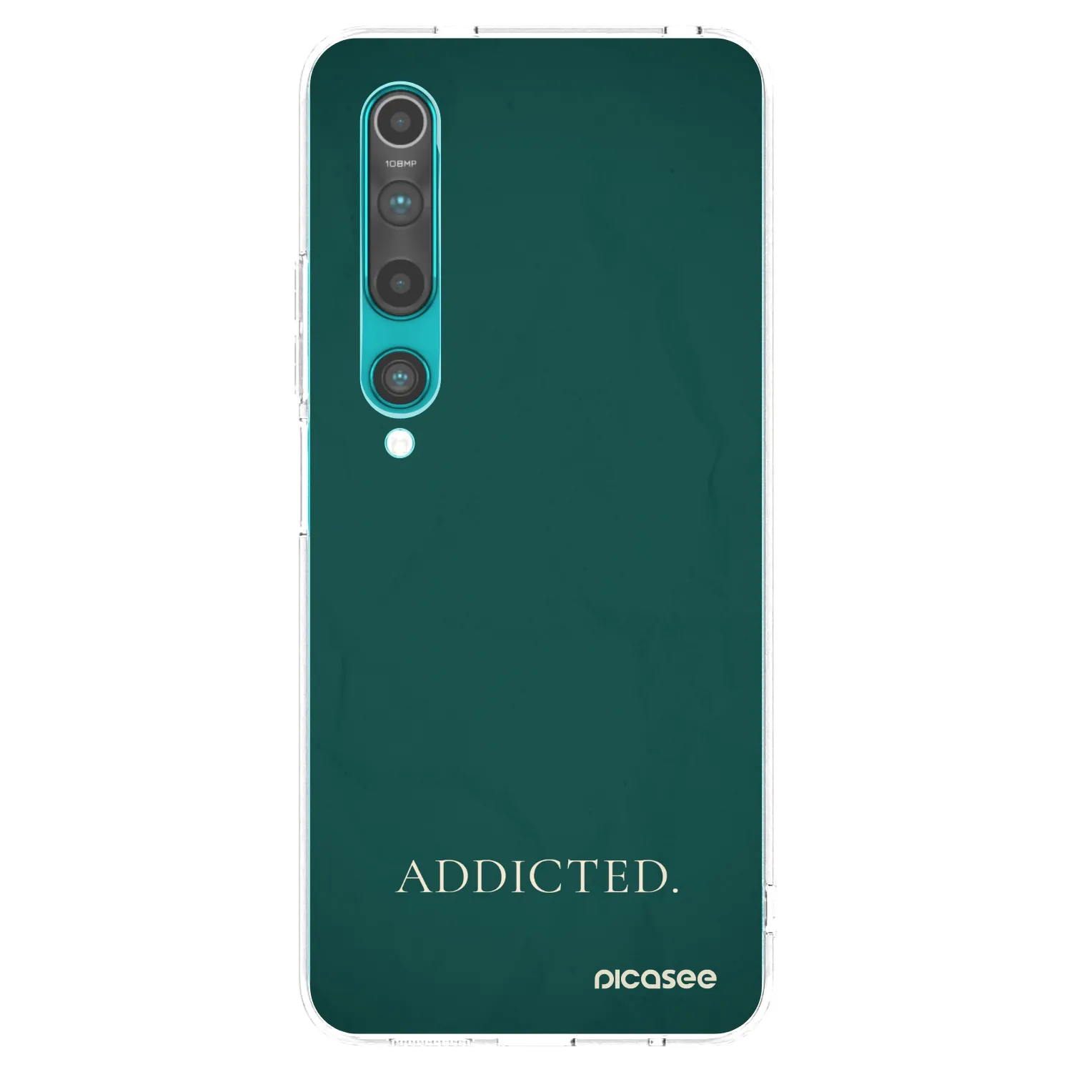 Picasee átlátszó szilikon tok az alábbi mobiltelefonokra Xiaomi Mi 10 - Addicted