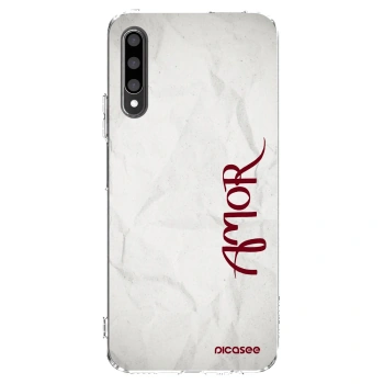 Picasee átlátszó szilikon tok az alábbi mobiltelefonokra Honor 9X Pro - Amor