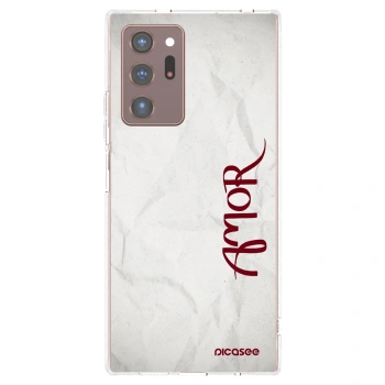 Picasee átlátszó szilikon tok az alábbi mobiltelefonokra Samsung Galaxy Note 20 Ultra - Amor