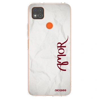 Picasee átlátszó szilikon tok az alábbi mobiltelefonokra Xiaomi Redmi 9C - Amor