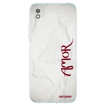 Picasee fekete szilikon tok az alábbi mobiltelefonokra Xiaomi Redmi 9A - Amor