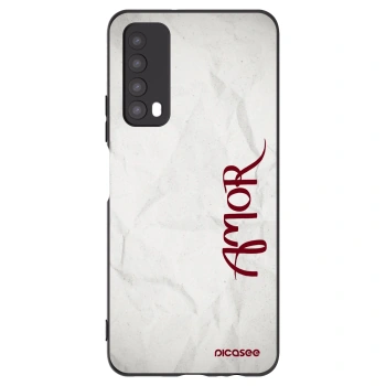 Picasee fekete szilikon tok az alábbi mobiltelefonokra Huawei P Smart 2021 - Amor