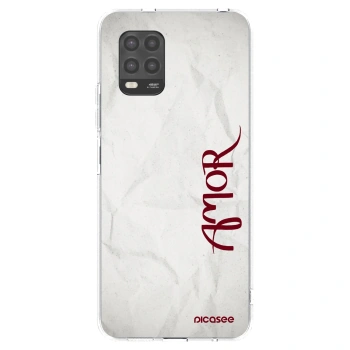 Picasee átlátszó szilikon tok az alábbi mobiltelefonokra Xiaomi Mi 10 Lite - Amor