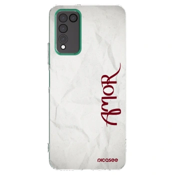 Picasee átlátszó szilikon tok az alábbi mobiltelefonokra Honor 10X Lite - Amor