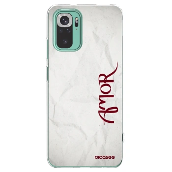 Picasee átlátszó szilikon tok az alábbi mobiltelefonokra Xiaomi Redmi Note 10 Pro - Amor