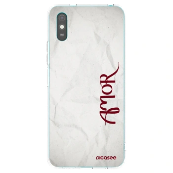 Picasee átlátszó szilikon tok az alábbi mobiltelefonokra Xiaomi Redmi 9AT - Amor