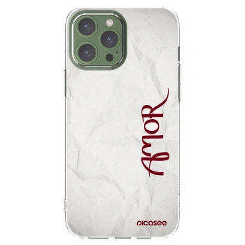 Picasee átlátszó szilikon tok az alábbi mobiltelefonokra Apple iPhone 13 Pro Max - Amor