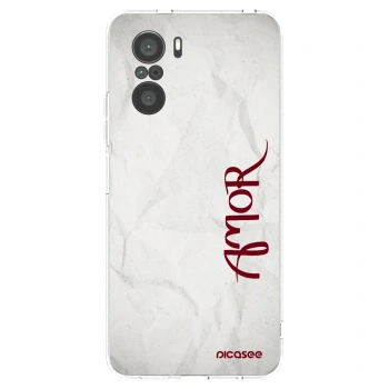 Picasee átlátszó szilikon tok az alábbi mobiltelefonokra Xiaomi Poco F3 - Amor