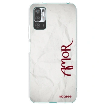 Picasee átlátszó szilikon tok az alábbi mobiltelefonokra Xiaomi Redmi Note 10 5G - Amor