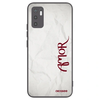Picasee fekete szilikon tok az alábbi mobiltelefonokra Xiaomi Redmi Note 10 5G - Amor