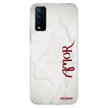 Picasee átlátszó szilikon tok az alábbi mobiltelefonokra Vivo Y11s - Amor