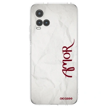 Picasee átlátszó szilikon tok az alábbi mobiltelefonokra Vivo Y33s - Amor