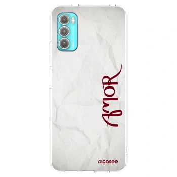 Picasee átlátszó szilikon tok az alábbi mobiltelefonokra Motorola Moto G60 - Amor