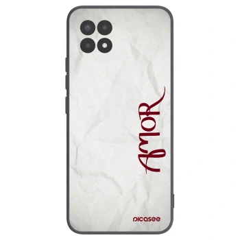 Picasee fekete szilikon tok az alábbi mobiltelefonokra Realme 8i - Amor