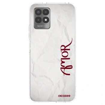 Picasee átlátszó szilikon tok az alábbi mobiltelefonokra Realme 8i - Amor