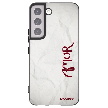 Picasee fekete szilikon tok az alábbi mobiltelefonokra Samsung Galaxy S22 5G - Amor