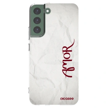 Picasee átlátszó szilikon tok az alábbi mobiltelefonokra Samsung Galaxy S22+ 5G - Amor