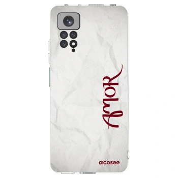 Picasee átlátszó szilikon tok az alábbi mobiltelefonokra Xiaomi Redmi Note 11 - Amor
