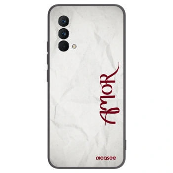 Picasee fekete szilikon tok az alábbi mobiltelefonokra Realme GT Master Edition 5G - Amor