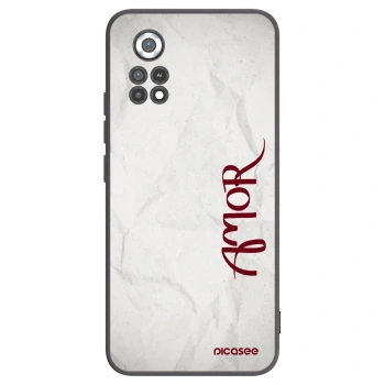 Picasee fekete szilikon tok az alábbi mobiltelefonokra Xiaomi Poco X4 Pro 5G - Amor