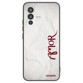 Picasee fekete szilikon tok az alábbi mobiltelefonokra Vivo V23 5G - Amor