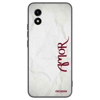Picasee fekete szilikon tok az alábbi mobiltelefonokra Vivo Y01 - Amor